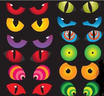 scary halloween eyes drawing - Clip Art Library