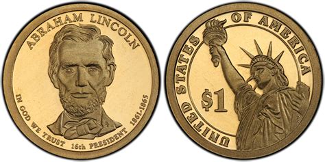 2010-S $1 Abraham Lincoln, DCAM (Proof) Presidential Dollars - PCGS ...