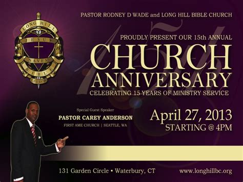 15th Church Anniversary » Events » Long Hill Bible Church