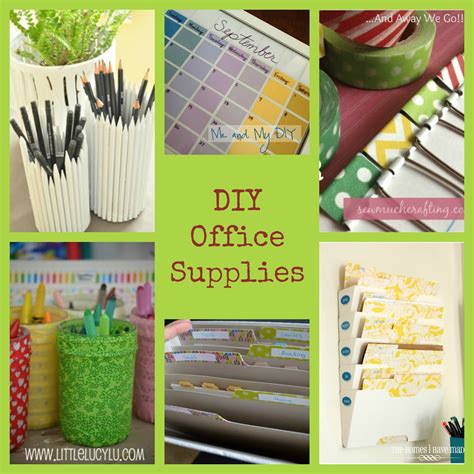 and away we go!: Office Supply DIY