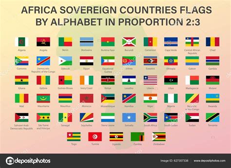 Flags Of Africa With Names