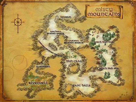 Maps - Lotro-Wiki.com | Lord of the rings, Middle earth, Map