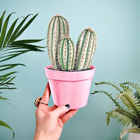 Everyday is a Holiday — Potted Cactus plaque