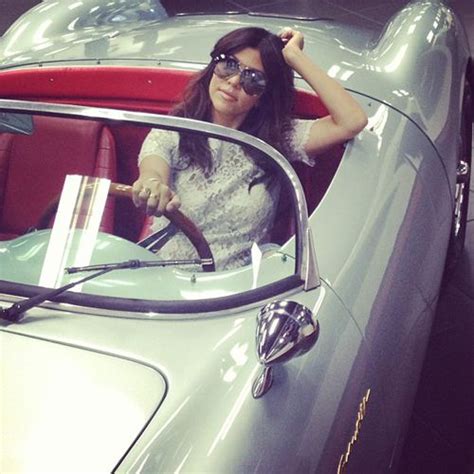 Kourtney Kardashian in a classic car! more on: onecaronegirl.tumblr.com ...