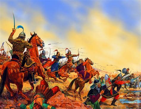 Mongol horde in battle | Mongol War Art | Military history, Classical antiquity, Golden horde