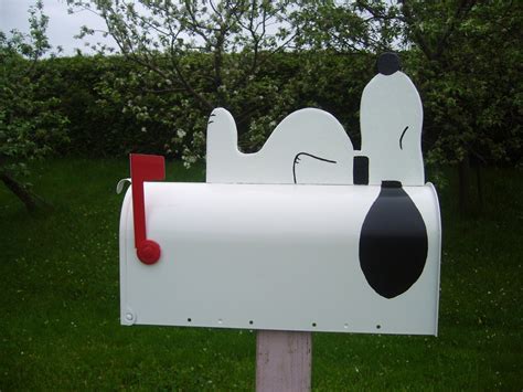 Novelty Mailboxes Snoopy Mailbox white - Etsy