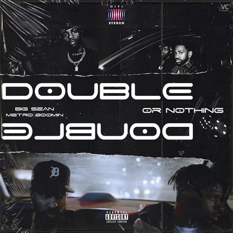 Big Sean & Metro Boomin - Double or Nothing : r/freshalbumart