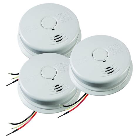 Kidde Worry Free Hardwire Smoke Detector with 10-Year Battery Backup (3-pack)-21025981 - The ...