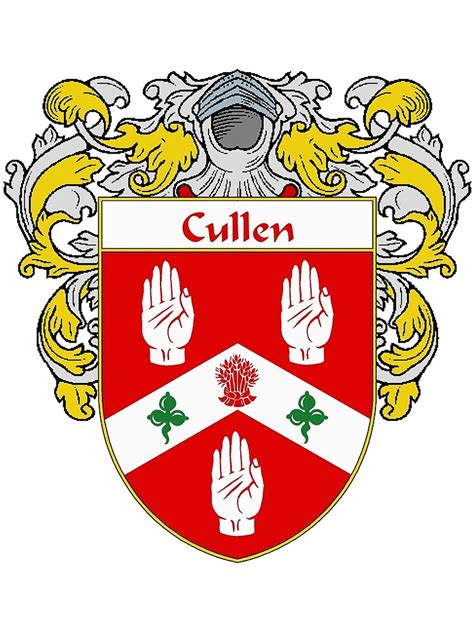 "Cullen Coat of Arms/Family Crest" Canvas Print for Sale by IrishArms | Redbubble