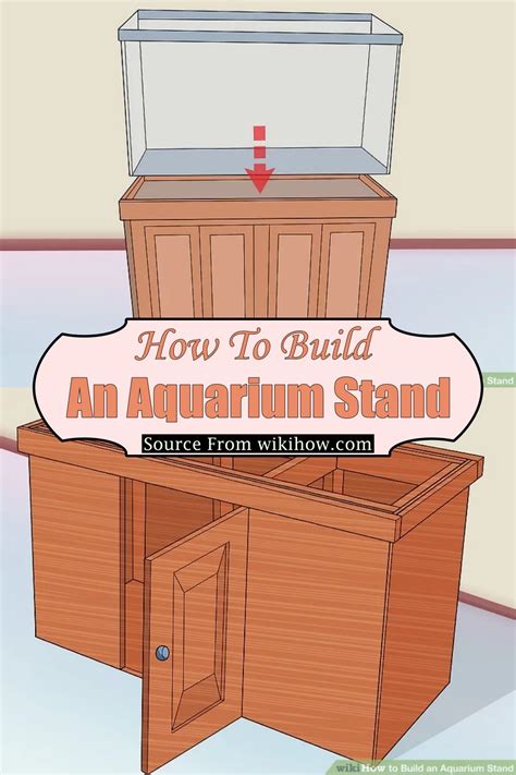 16 DIY Aquarium Stand Plans With Instruction - DIYsCraftsy