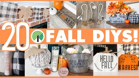 20 AMAZING High-End Dollar Tree Fall DIYs for 2021 ðŸ Cheap $1 DIY ...