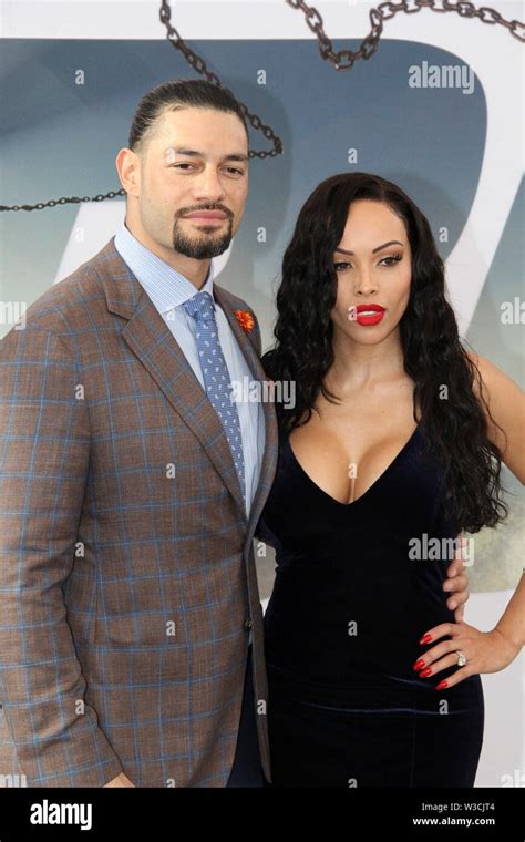 Roman Reigns and Galina Becker at the Universal Pictures World Premiere ...