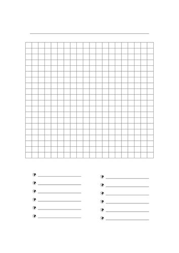 Blank Wordsearch by freckle06 - Teaching Resources - Tes