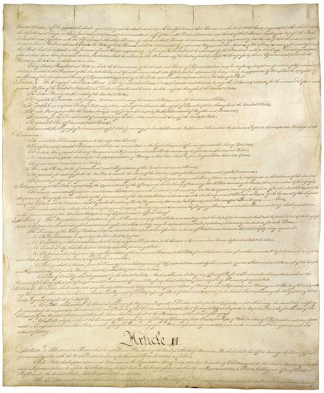 Constitution of the United States of America - Provisions, Amendments ...