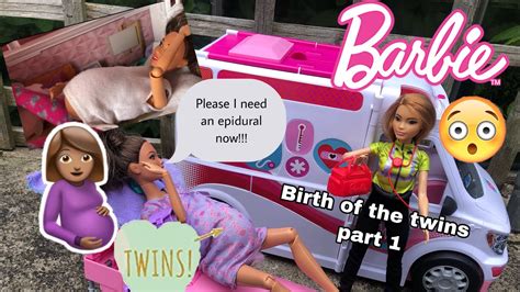 Pregnant barbie goes into Labour With Her Twins! An Emergency Ambulance ...