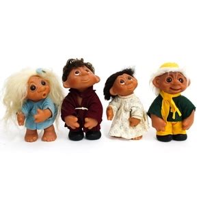 Vintage Thomas Dam Troll Dolls