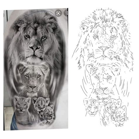 Lion Head Tattoos, Mommy Tattoos, Cool Arm Tattoos, Family Tattoos, Sleeve Tattoos, Pride Tattoo ...