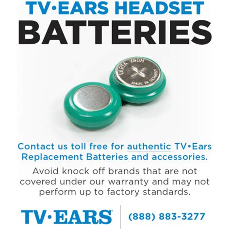 TV Ears Original/Digital - Batteries - TV Ears® Official Store - Dr. Recommended TV Listening ...