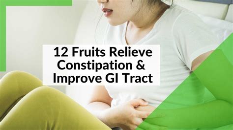 12 Best Fruits Relieve Constipation & Easy Bowel Movement