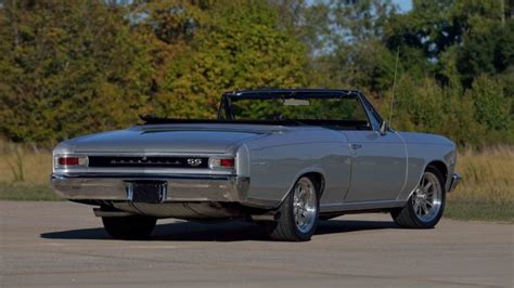 1966, Chevrolet, Malibu, Convertible, Cars, Silver