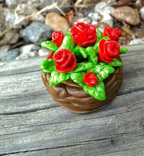 Miniature Handcrafted Roses - Etsy