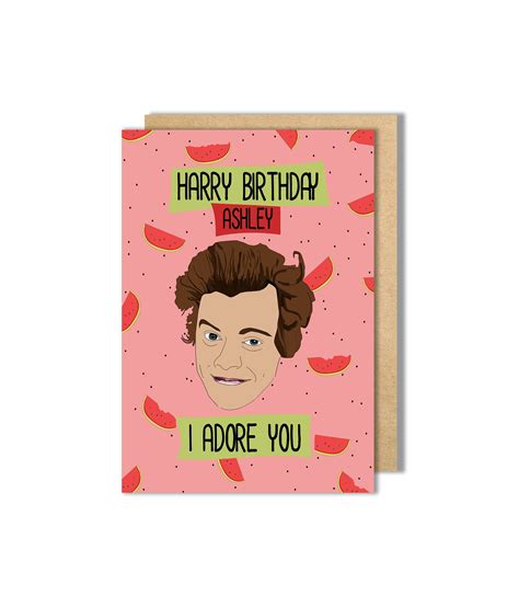 Harry styles birthday card gift Harry Styles Birthday, Harry Birthday, It's Your Birthday ...