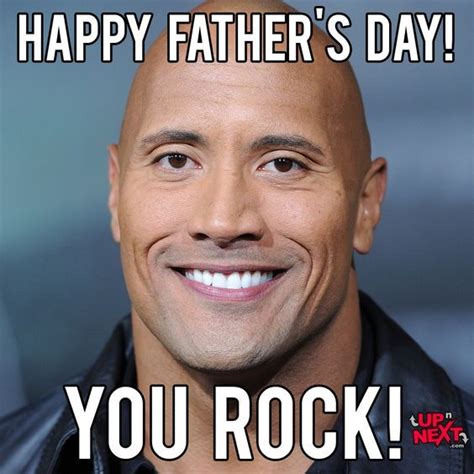 Happy Father's Day! You Rock! This is wonderful Father's Day Meme to dedicate to your dad; it is ...