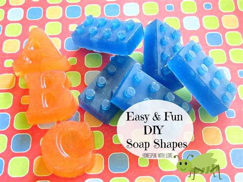 Homespun With Love: Easy diy Soap Shapes