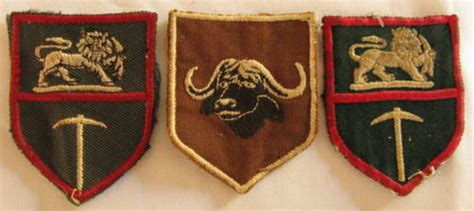 International Badges & Insignia - RHODESIA FORMATION PATCHES FOLLOWING: 2X RHODESIAN ARMY + 1X 3 ...