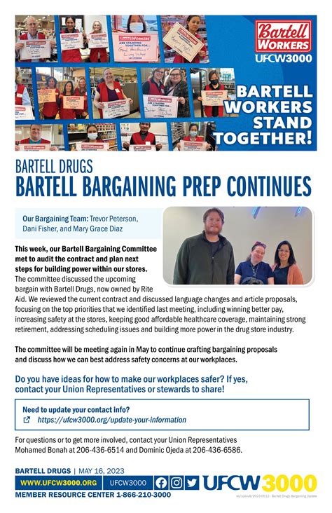 Bartell Drugs - Bartell Bargaining Prep continues — UFCW 3000