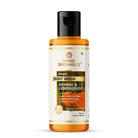 Buy Khadi Organique Orange & Lemongrass Body Wash Online