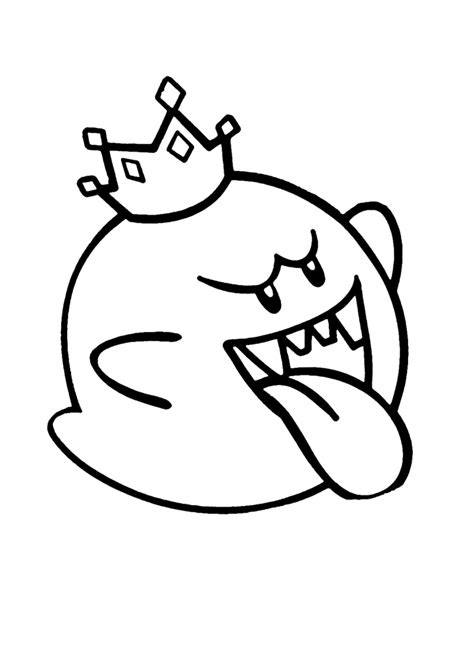 King Boo Coloring Pages Printable for Free Download