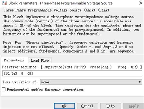 Three-phase voltage source model Figure 3. Three-phase voltage source ...