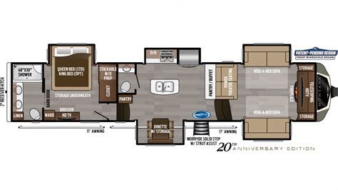 2020 Keystone Montana 5Th Wheel Floor Plans - floorplans.click