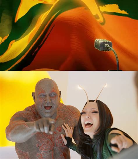 Drax And Mantis Laughing At Sprout Fakeness by sunmint234 on DeviantArt