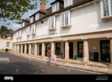 Poundbury Village Stores Poundbury Dorchester Dorset UK Stock Photo - Alamy