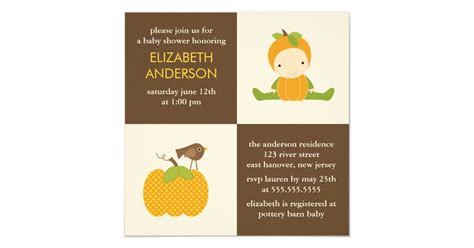 Autumn Baby Shower Invitations | Zazzle.com