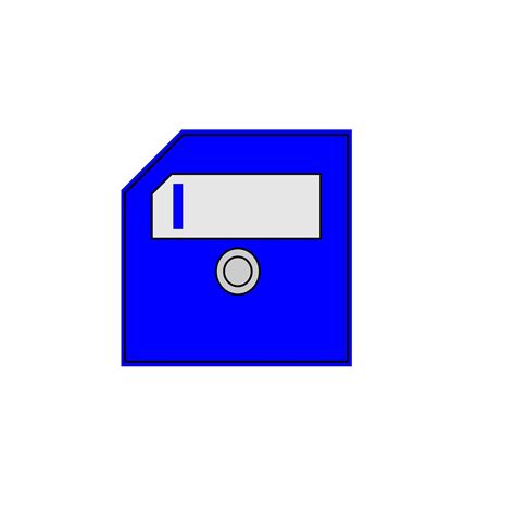 blue diskette vector illustration 7787697 Vector Art at Vecteezy