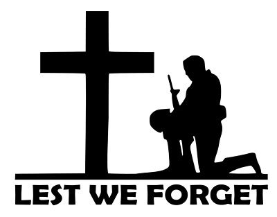 Lest We Forget Heroes Soldier/Military/Charity Car/Van Sticker (Vinyl ...