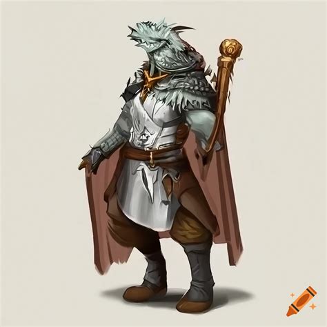 Topaz dragonborn cleric on Craiyon