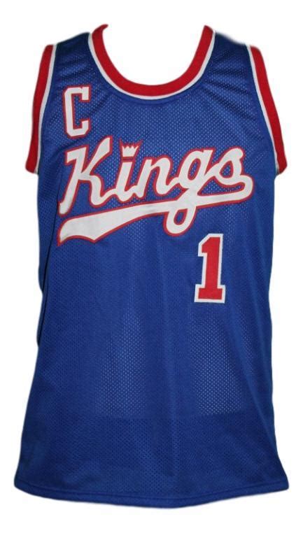 Nate Archibald Custom Cincinnati Royals Kings Basketball Jersey Blue Any Size- Basketball Jersey