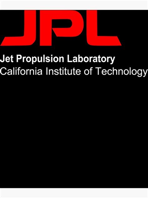 "Jet Propulsion Laboratory (JPL) Logo " Poster for Sale by ...