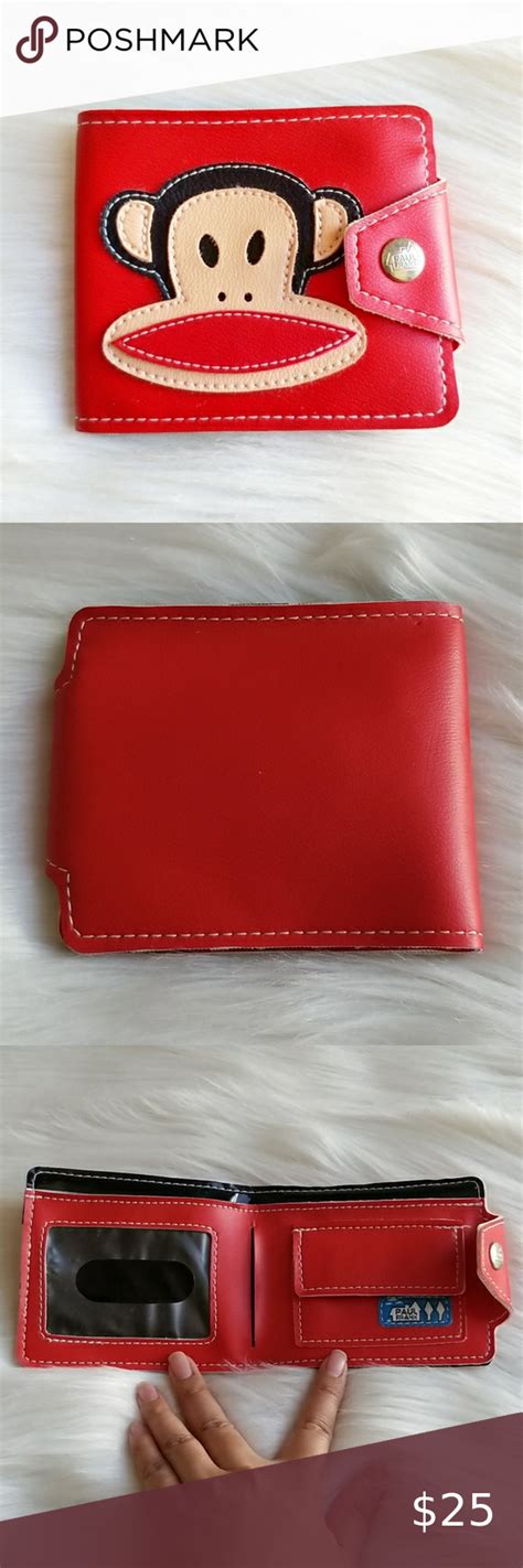 🎀 Paul Frank Nostalgic Red Monkey Bifold Wallet | Bi fold wallet, Wallet, Paul frank