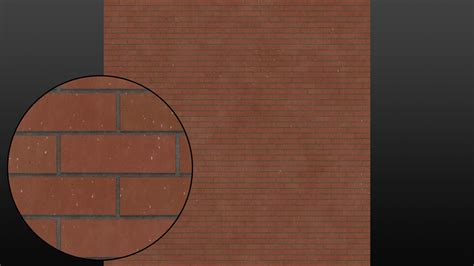 Dark red brick wall texture Texture | CGTrader