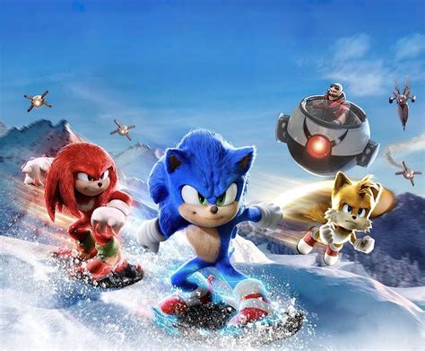 Wallpaper : movie poster, Sonic 2 The Movie, paramount, movie characters, Movie Screenshots, fox ...