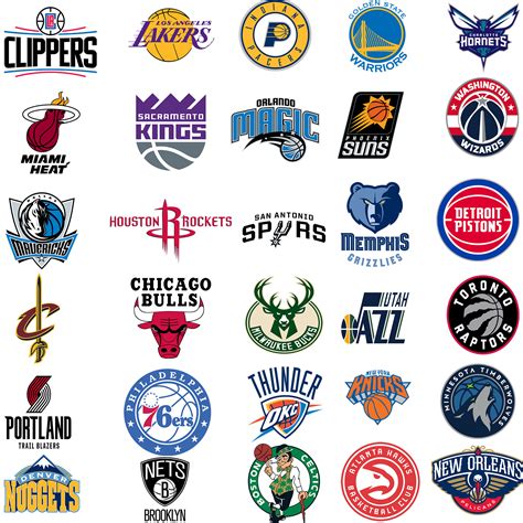 All Nba Teams Logos Svg and Png Logos High Quality Nba | Etsy