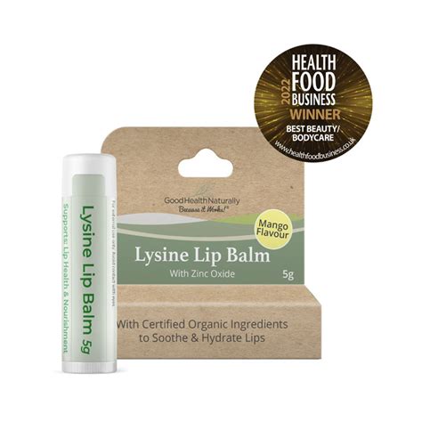 Good Health Naturally Lysine Lip Balm 5g - BBD JULY 2024 - Totally ...