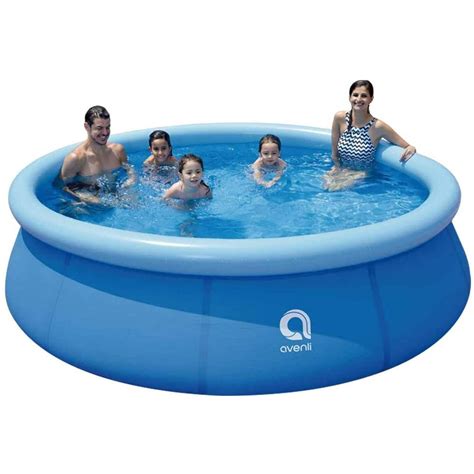 Large Swimming Pool for Family Kids Adults Quick Set Full-Size ...