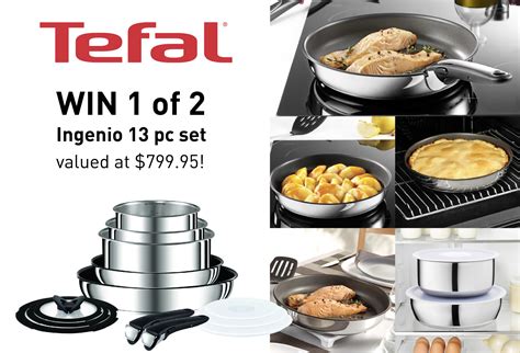 WIN 1 of 2 Ingenio 13 piece cookware sets from Tefal - MoM Rewards Prize