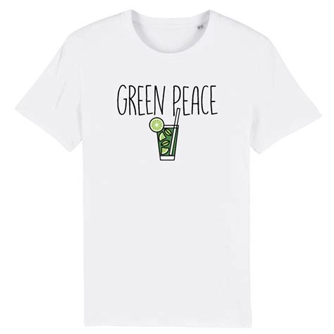 Green Peace Mojito Cocktail Apéro Message Humor Parody T-shirt, Men and Women - Etsy Canada